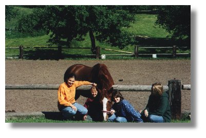 Nach dem Reiten